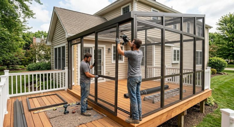 Enclosed Patio Installation Service
