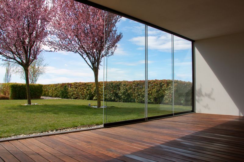 Enclosed Deck with Glass Panels