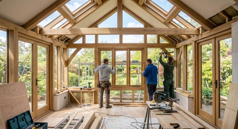 Sunroom Addition Construction in Austin, TX
